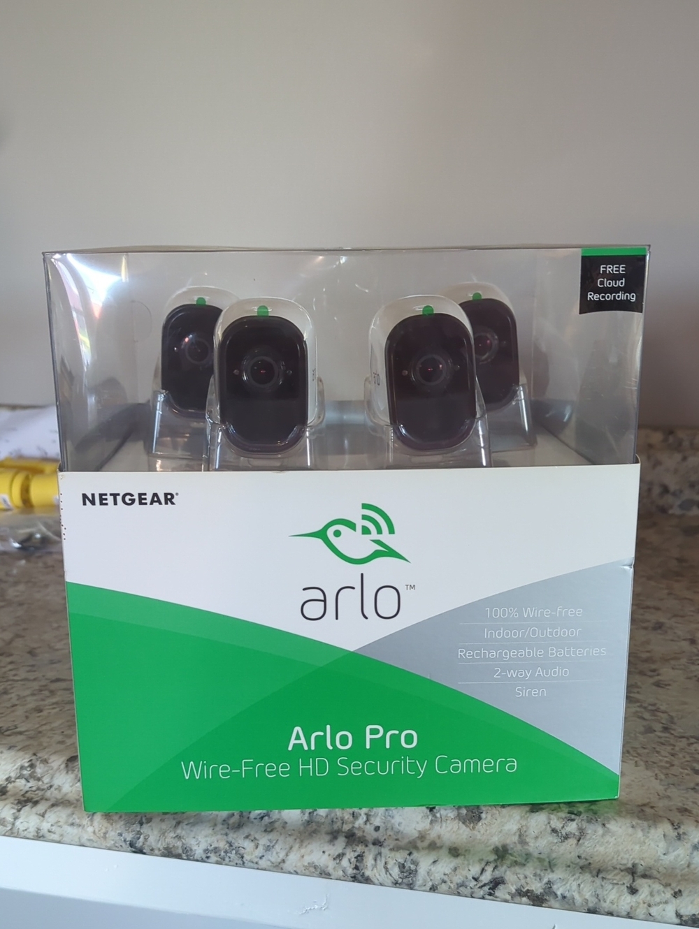 NETGEAR Arlo Pro Wire-Free HD Security Camera System 4 Camera Kit
